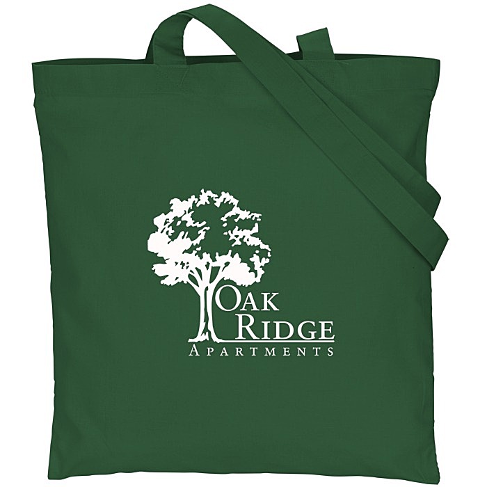 Custom Cotton Sheeting Tote - 15 inches x 15 inches