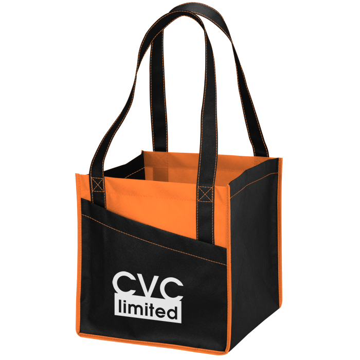 Custom Angled Pocket Square Tote