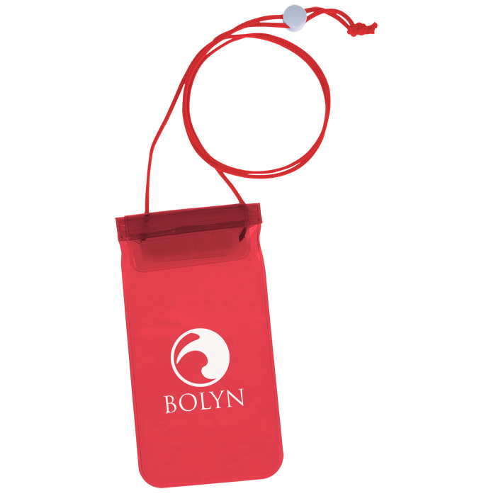Custom Waterproof Phone Pouch with Neck Cord
