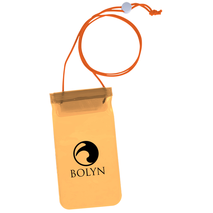 Custom Waterproof Phone Pouch with Neck Cord