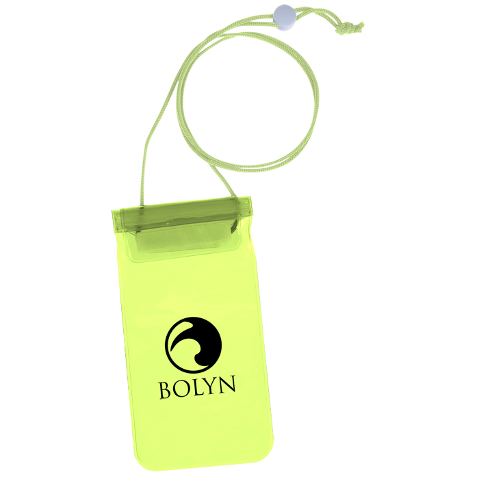 Custom Waterproof Phone Pouch with Neck Cord