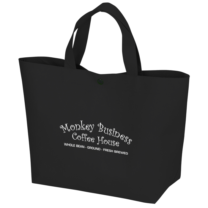 Custom Bottom Gusset Snap Lunch Tote