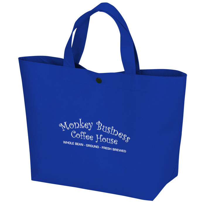 Custom Bottom Gusset Snap Lunch Tote