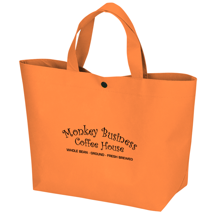 Custom Bottom Gusset Snap Lunch Tote