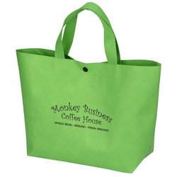 Custom Bottom Gusset Snap Lunch Tote