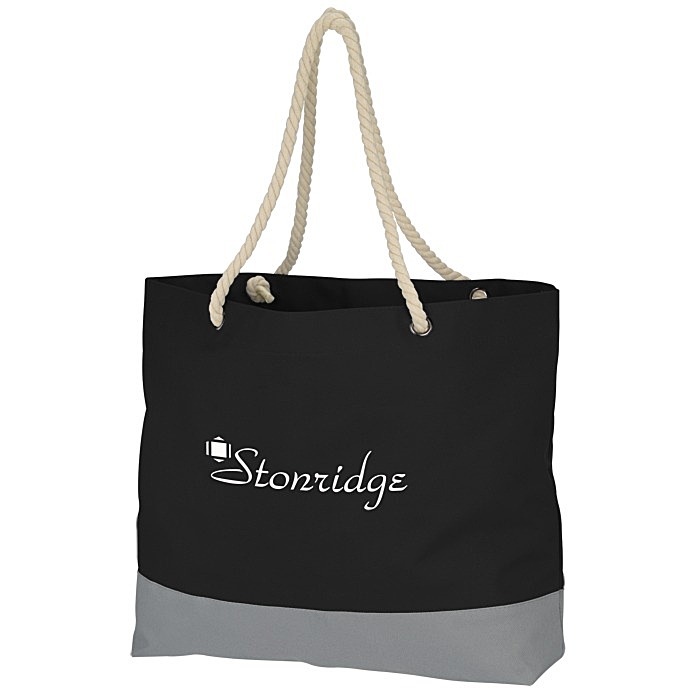 Custom Boca Rope Handle Tote