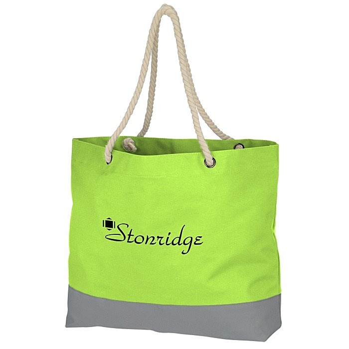 Custom Boca Rope Handle Tote