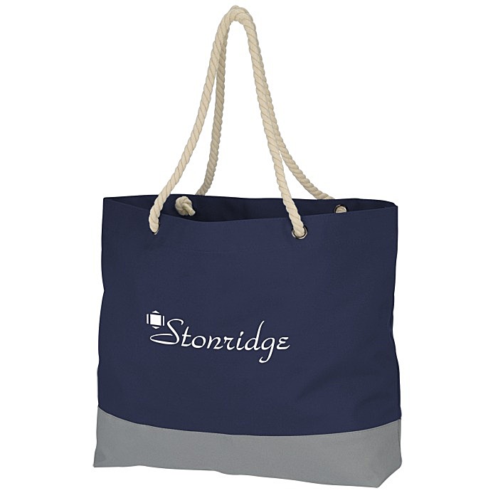 Custom Boca Rope Handle Tote