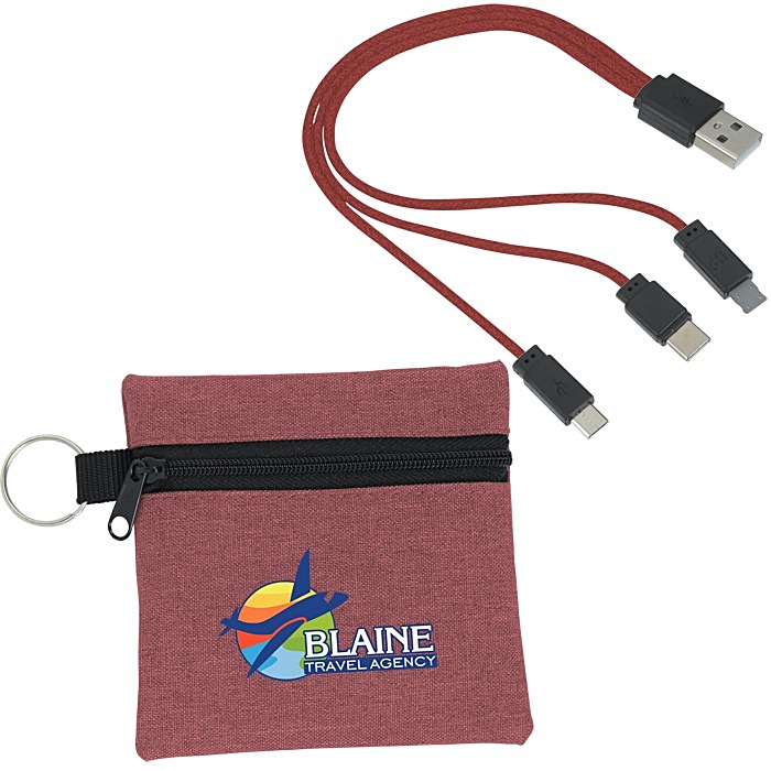 Custom Ridge Line 3-in-1 Cable Pouch