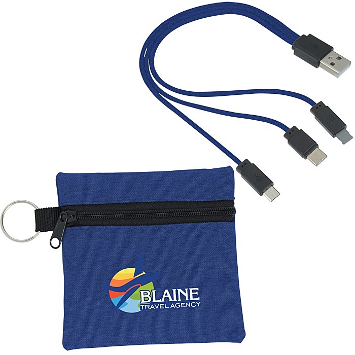 Custom Ridge Line 3-in-1 Cable Pouch