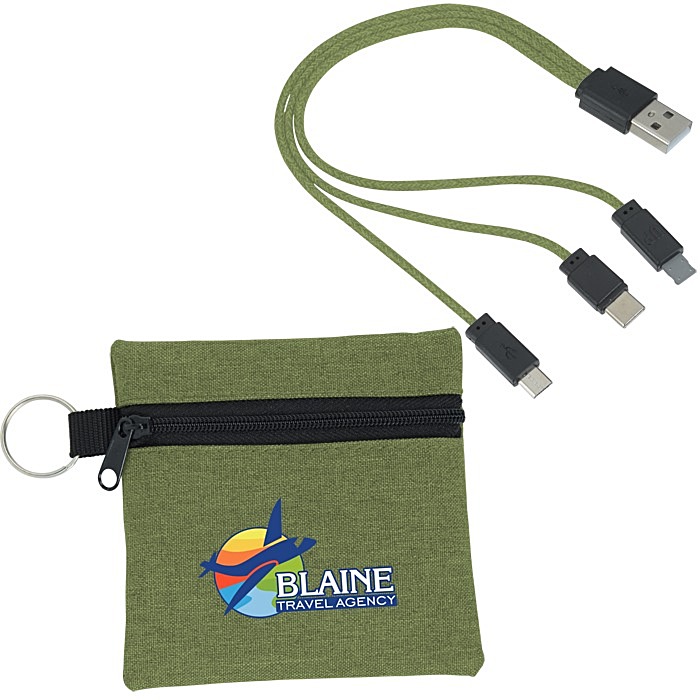 Custom Ridge Line 3-in-1 Cable Pouch
