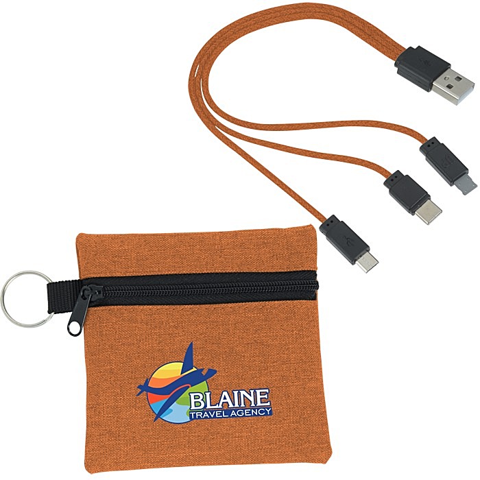 Custom Ridge Line 3-in-1 Cable Pouch