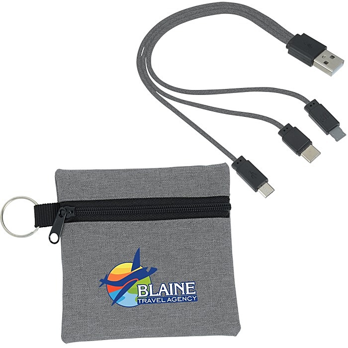 Custom Ridge Line 3-in-1 Cable Pouch