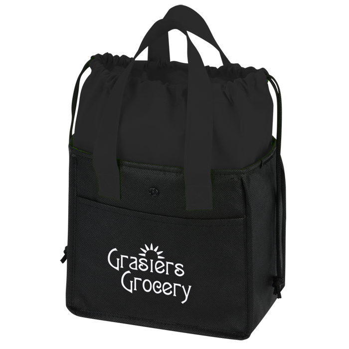 Custom Point Cinch Top Cooler Bag