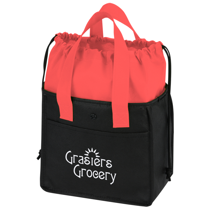 Custom Point Cinch Top Cooler Bag