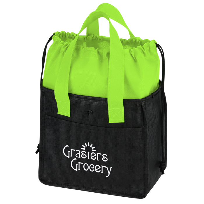Custom Point Cinch Top Cooler Bag