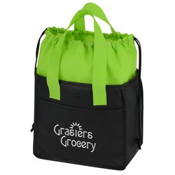 Custom Point Cinch Top Cooler Bag