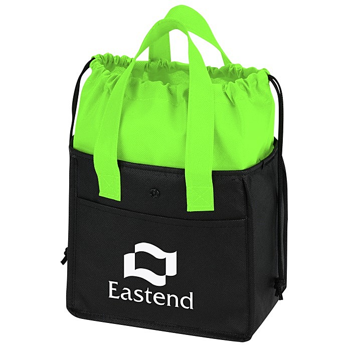 Custom Point Cinch Top Cooler Bag - 24 hr