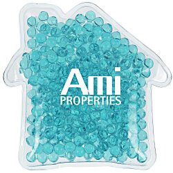Custom Shaped Mini Aqua Pearls Hot/Cold Pack - House