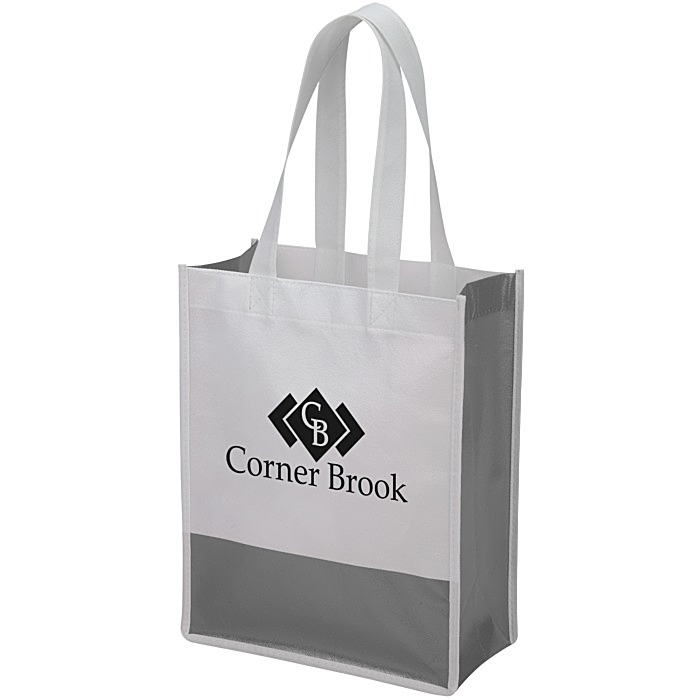 Custom Andover Laminated Tote Bag - 24 hr