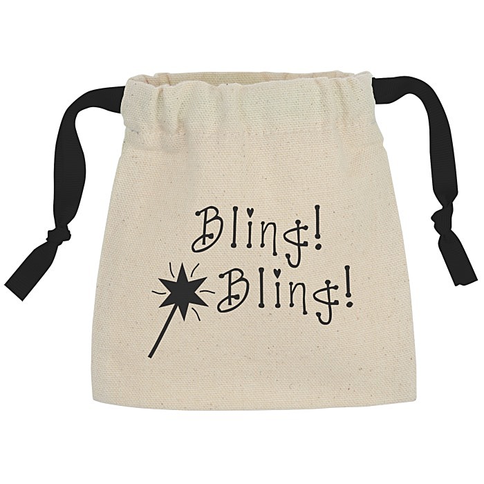 Custom Goodie Chroma Cord Bag - 6 1/8 inches x 4 3/4 inches