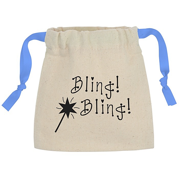 Custom Goodie Chroma Cord Bag - 6 1/8 inches x 4 3/4 inches