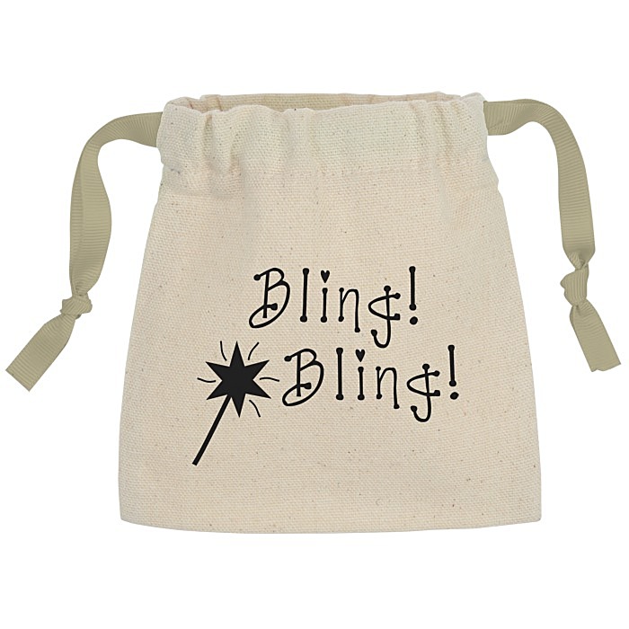 Custom Goodie Chroma Cord Bag - 6 1/8 inches x 4 3/4 inches