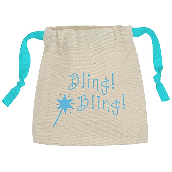 Custom Goodie Chroma Cord Bag - 6 1/8 inches x 4 3/4 inches