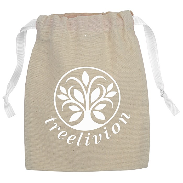 Custom Goodie Chroma Cord Bag - 8 1/8 inches x 6 3/4 inches