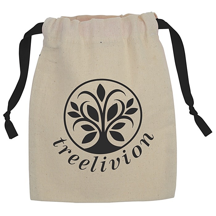 Custom Goodie Chroma Cord Bag - 8 1/8 inches x 6 3/4 inches