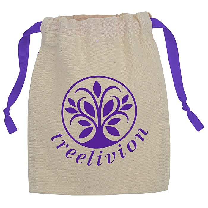 Custom Goodie Chroma Cord Bag - 8 1/8 inches x 6 3/4 inches