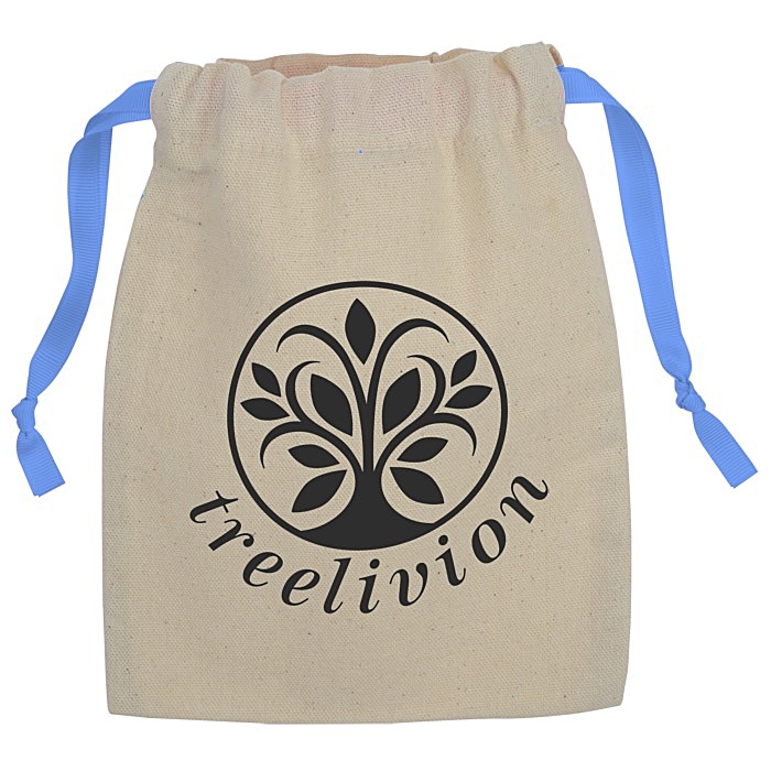 Custom Goodie Chroma Cord Bag - 8 1/8 inches x 6 3/4 inches