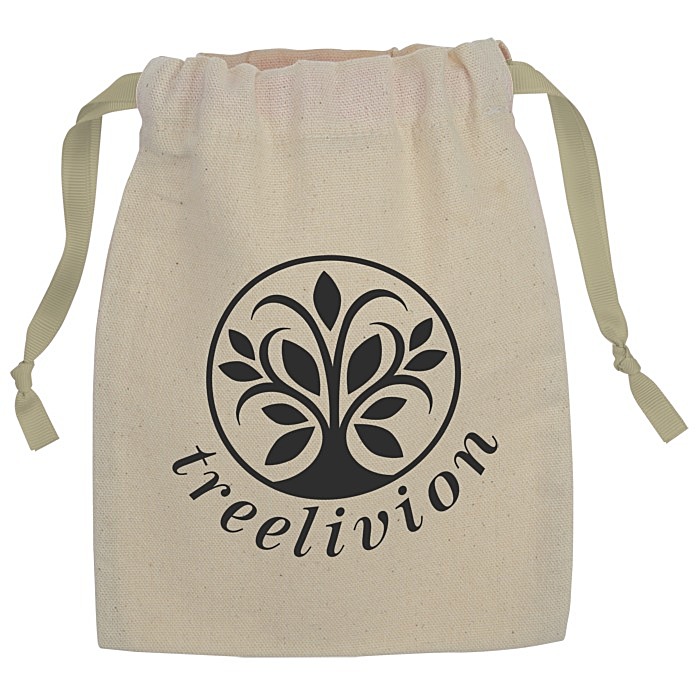 Custom Goodie Chroma Cord Bag - 8 1/8 inches x 6 3/4 inches