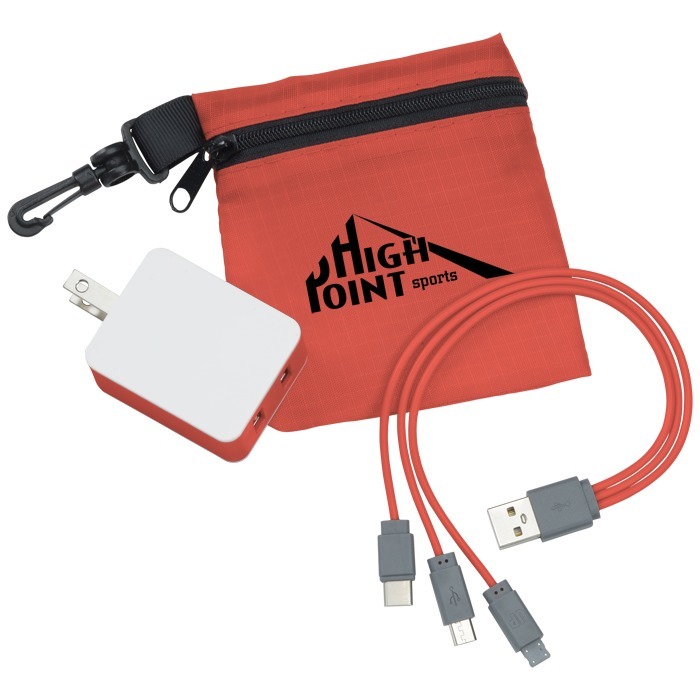 Custom Ripstop Techie Charging Pouch