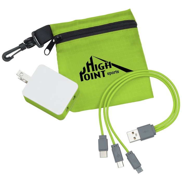 Custom Ripstop Techie Charging Pouch