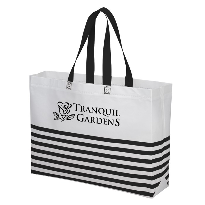 Custom Piedmont Striped Tote