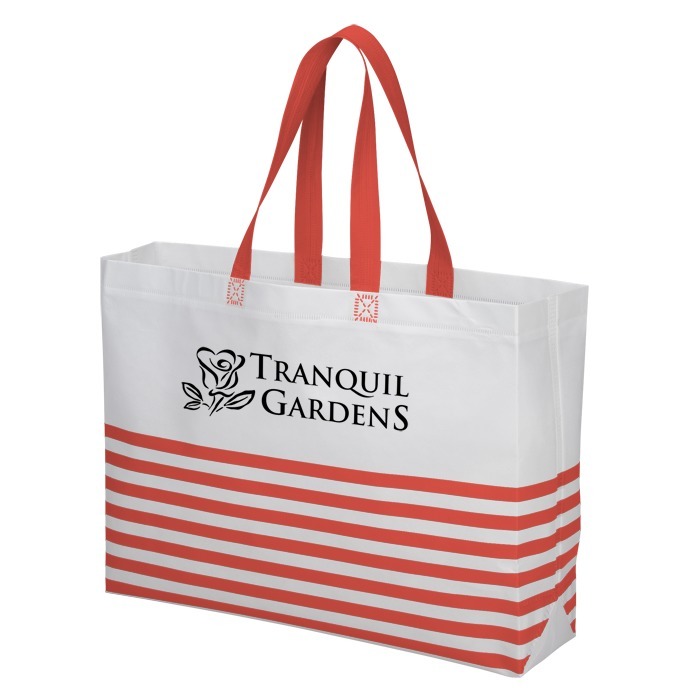 Custom Piedmont Striped Tote