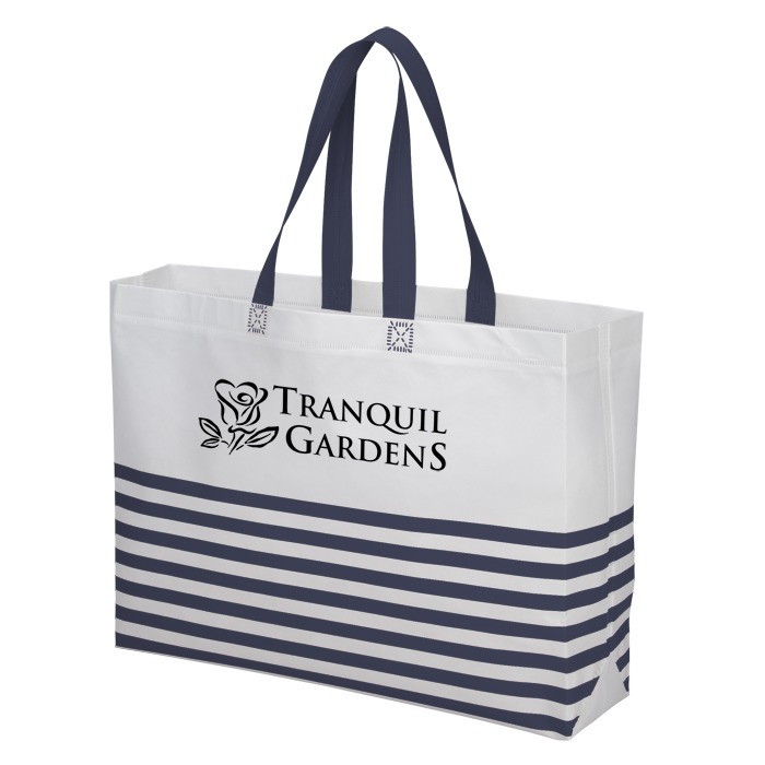 Custom Piedmont Striped Tote