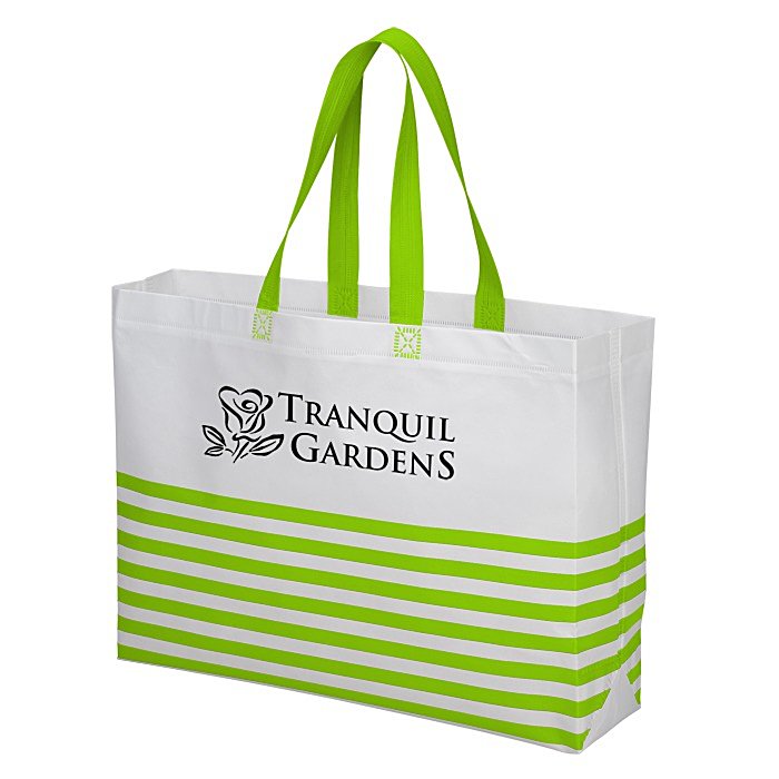 Custom Piedmont Striped Tote