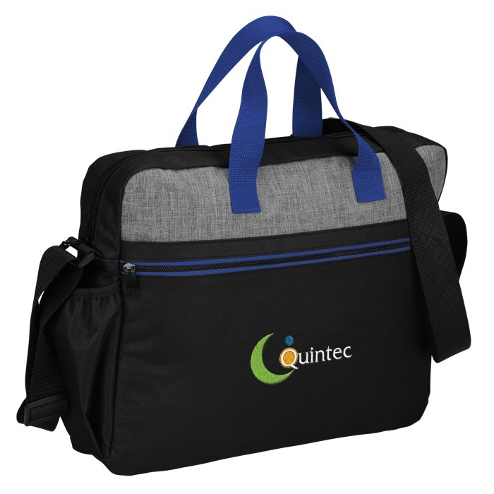 Custom Portland Laptop Briefcase Bag - Embroidered