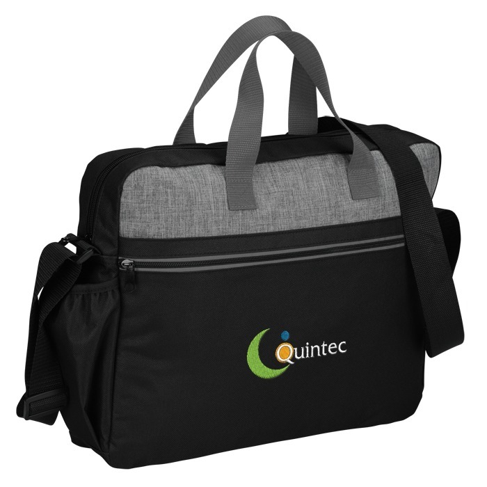 Custom Portland Laptop Briefcase Bag - Embroidered