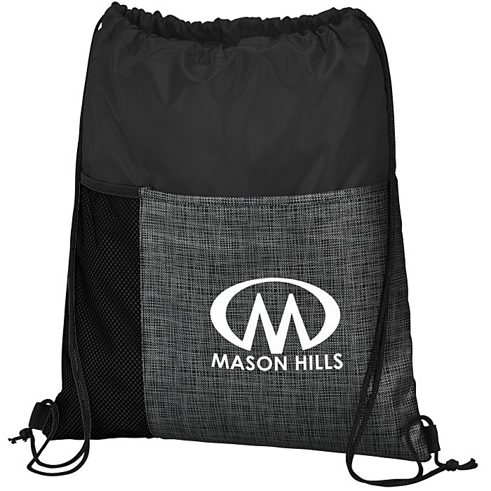 Custom Etched Pocket Drawstring Sportpack