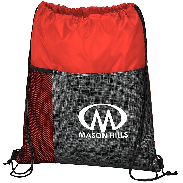 Custom Etched Pocket Drawstring Sportpack