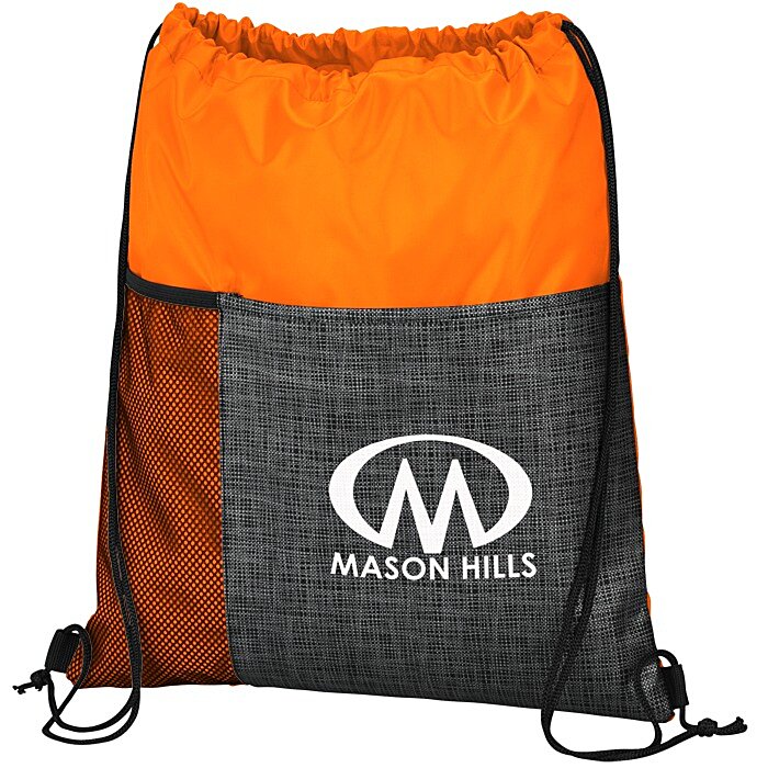 Custom Etched Pocket Drawstring Sportpack