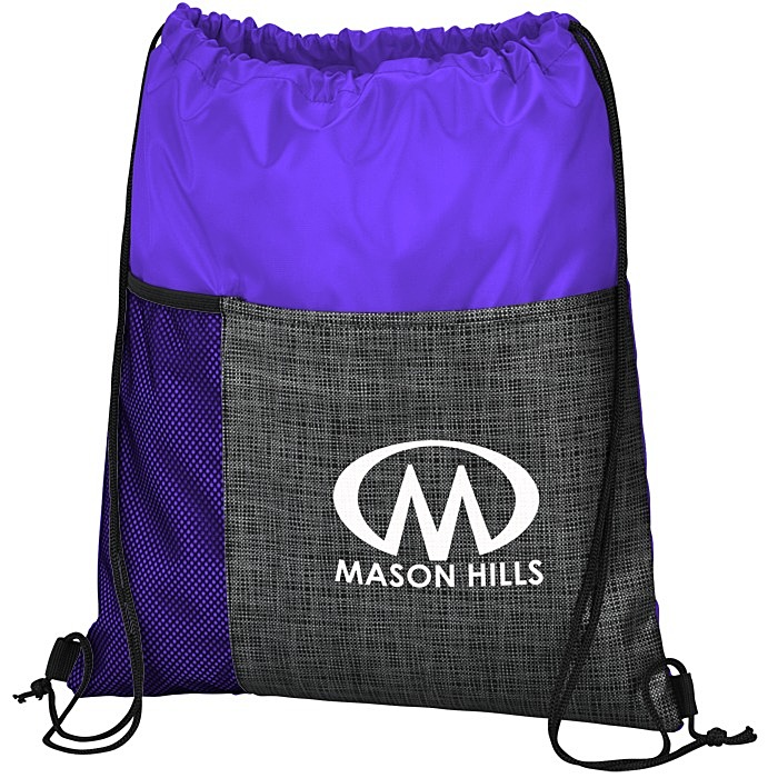 Custom Etched Pocket Drawstring Sportpack