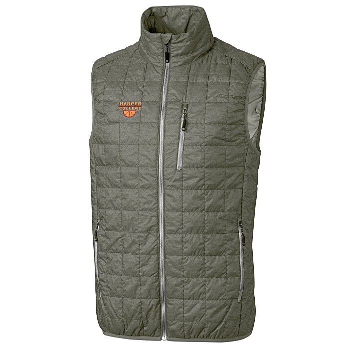 Custom Cutter & Buck Rainier Packable Vest - Men's