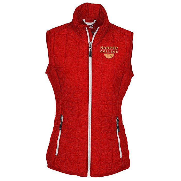 Custom Cutter & Buck Rainier Packable Vest - Ladies'