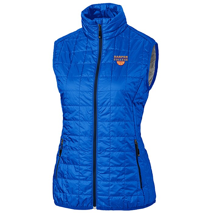 Custom Cutter & Buck Rainier Packable Vest - Ladies'