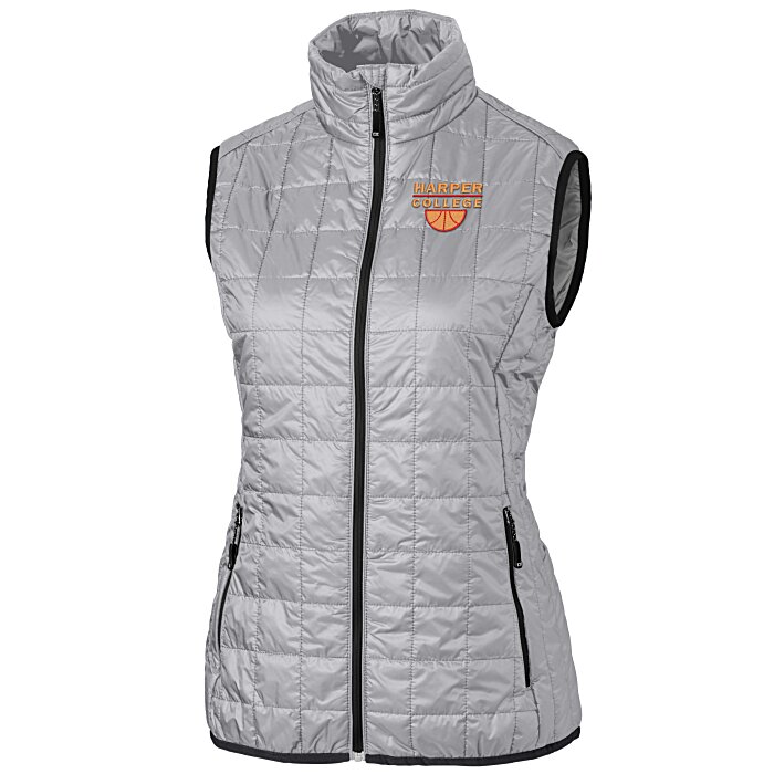 Custom Cutter & Buck Rainier Packable Vest - Ladies'