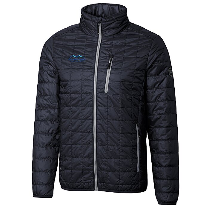 Custom Cutter & Buck Rainier Packable Jacket - Men's